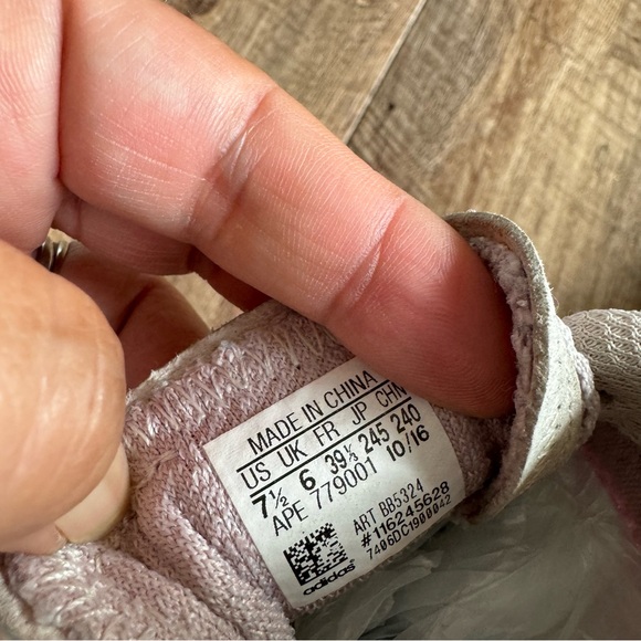 Adidas flashback sneakers purple ice womens size 8.5-9 - Picture 4 of 9